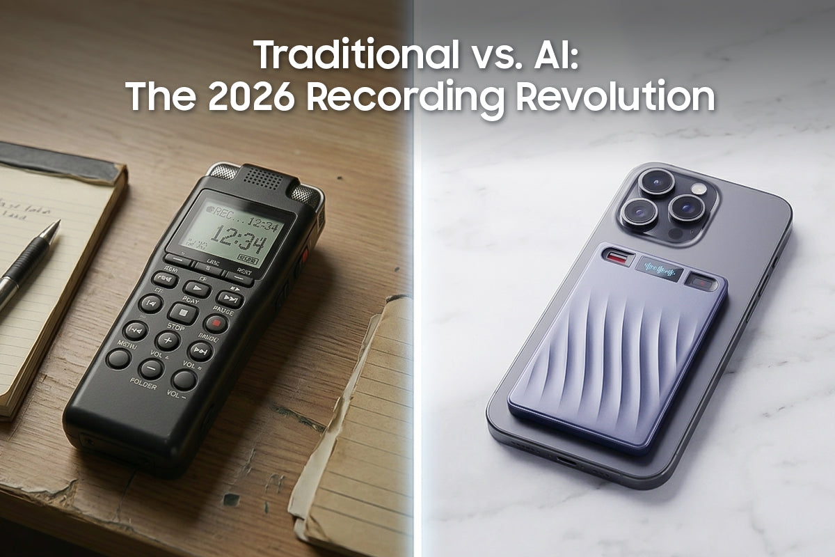 AI Voice Recorder Card vs. Traditional Voice Recorder: Which Is Better in 2026?